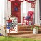 4th of July Patriotic Garden Flag 12x18 Inch Double Sided Outside, God Bless America Stars and Stripes Yard Outdoor Decoration
